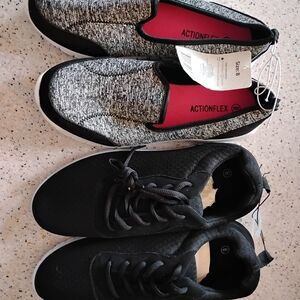 3x Show Bundle ActionFlex Black and Gray Sneakers